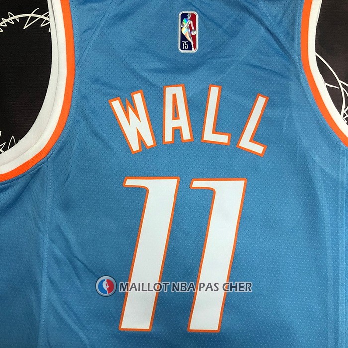 Maillot Los Angeles Clippers John Wall NO 11 Ville 2021-22 Bleu